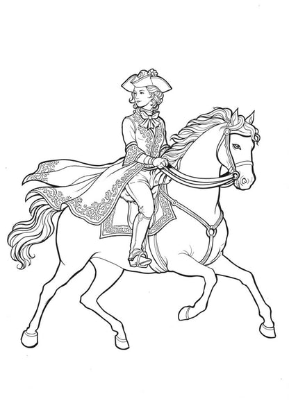 « Marie-Antoinette et la mode » - Cahier de coloriage