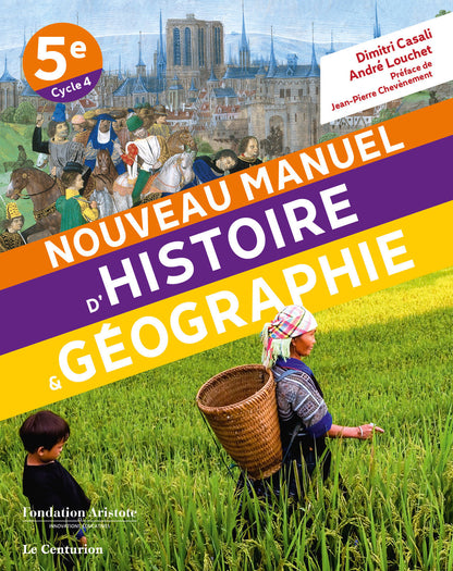 Pack 3 nouveaux manuels d'histoire-géographie (5e/4e/3e) pour le prix d'un !