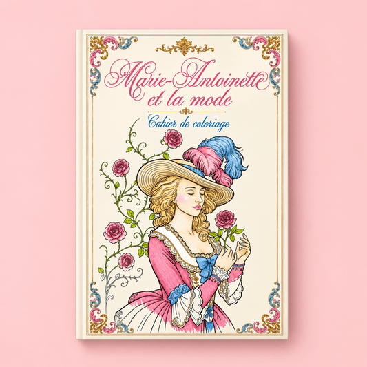 « Marie-Antoinette et la mode » - Cahier de coloriage