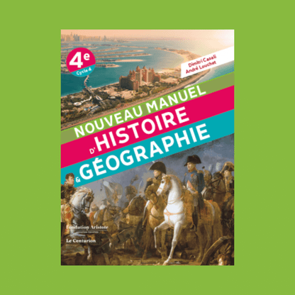 Couverture de Manuel d'histoire géographie 4e